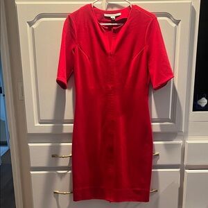 Diane Von Furstenberg Red Dress